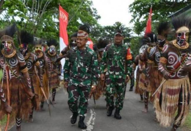 Pangdam VI/Mulawarman Kunjungan Kerja ke Korem 174 ATW Merauke