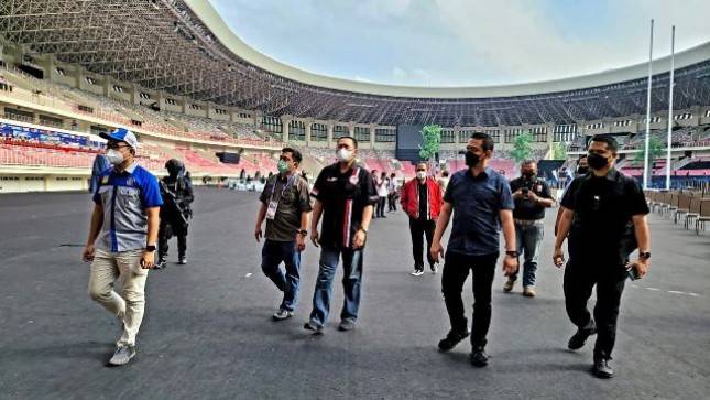 Ketua MPR RI Pastikan Stadion Utama Lukas Enembe Siap Gelar Pembukaan PON XX Papua