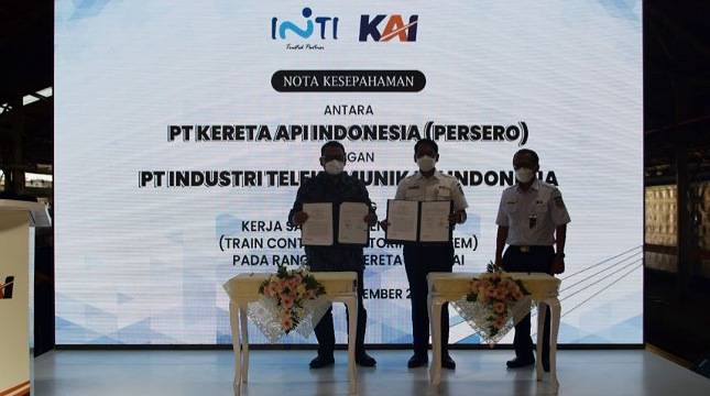 PT INTI Bakal Garap Train Control Monitoring Sistem Milik PT KAI