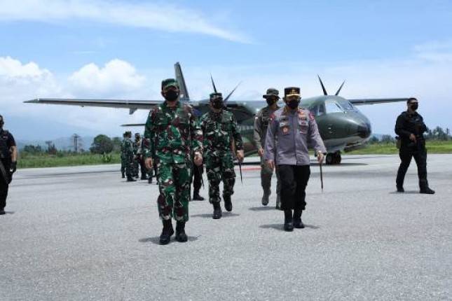 Panglima TNI Marsekal Hadi Tjahjanto Ucapkan Terima Kasih Atas Sinergi dan Kolaborasi Personel Mandago Raya  Poso