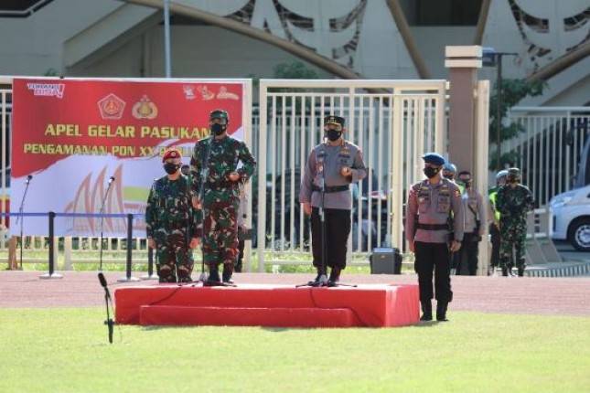 Arahan Panglima TNI, Selain Pastikan Keamanan PON XX, Prajurit Juga Cegah Penyebaran Covid-19