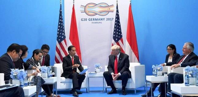 Presiden Jokowi-Presiden Trump Bahas Penanggulangan Pemberantasan Terorisme