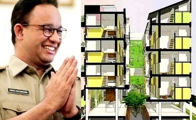 Anies Bangun Kampung Susun, Eks Korban Penggusuran Bukit Duri Bisa Bernafas Lega! Warganet: Masya Allah, Keren....