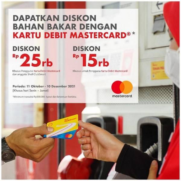 Shell Bekerja Sama dengan Mastercard untuk Transaksi Pembayaran Non-tunai SPBU