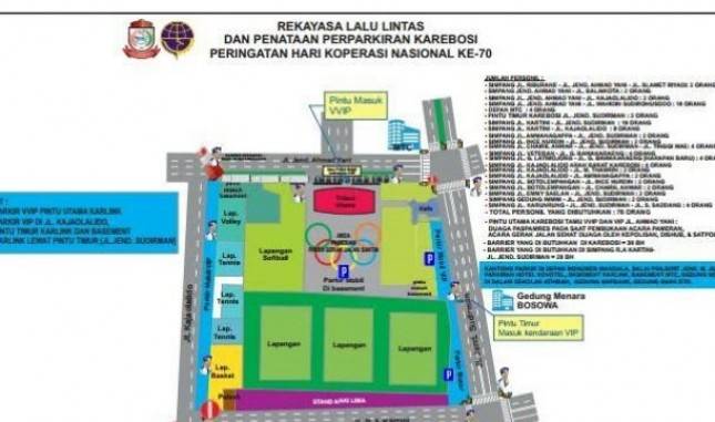 Begini Rekayasa Lalu Lintas Jelang Harkopnas 