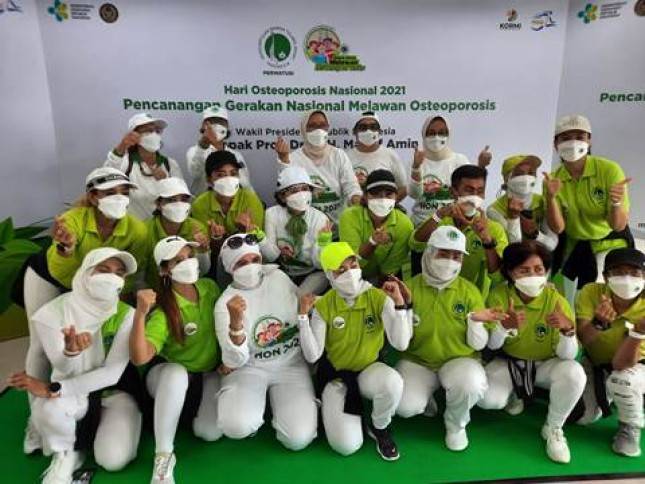 Wapres Ma'ruf Amin Canangkan Gerakan Nasional Melawan Osteoporosis Bersama Perwatusi