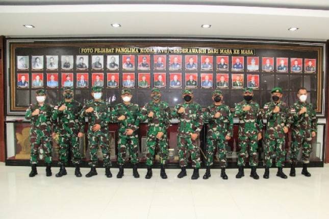  Kodam XVII Cendrawasih Terima Kunjungan Pangdam IV Diponogoro