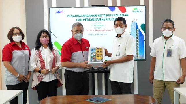 Pegadaian Gandeng JNE, Perluas Produk dan Layanan  Pegadaian