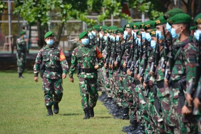 Dankolakops Brigjen TNI Bangun Nawoko Tekankan  Keberanian Salah Satu Kunci Untuk Keberhasilan Tugas Di Papua