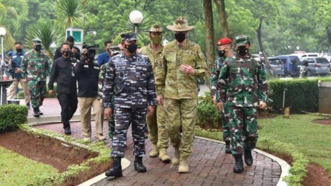 KASAL Laksamana Yudo Terima Kunjungan Kehormatan Panglima AB Australia