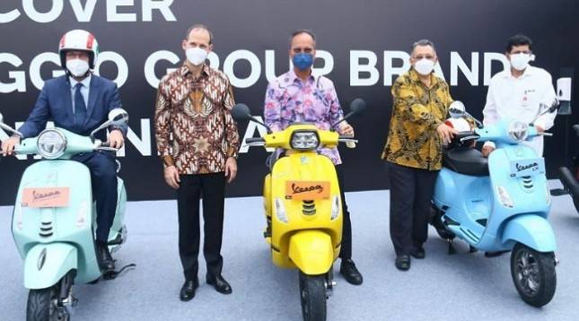 Resmikan Pembangunan Pabrik Vespa, Menperin Agus Sebut Piaggio Miliki Lahan Potensial di Kawasan Industri Jababeka