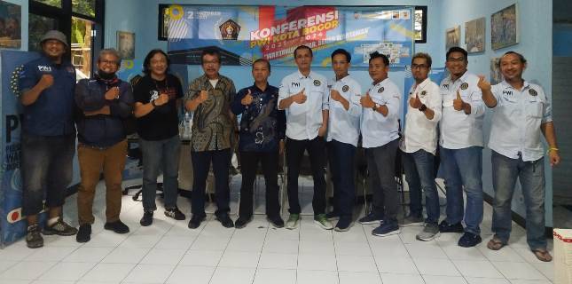 Pengurus PWI Pusat Dar Edi Yoga Bersilaturahmi ke PWI Bogor