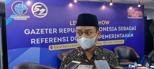 Badan Informasi Geospasial Bakukan Nama Rupabumi dalam Gazeter Republik Indonesia