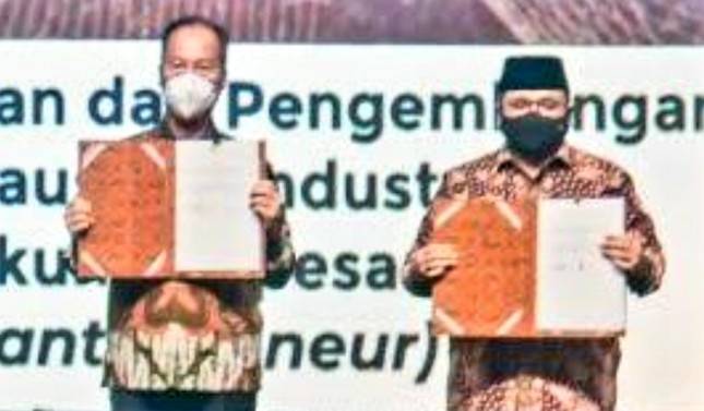 Menperin Agus dan Menag Yaqut Kolaborasi Bangun Kewirausahawan di Pondok Pesantren