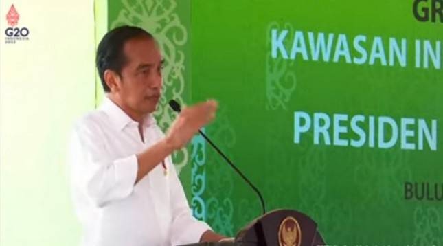 Resmi Gelar Groundbreaking Green Industrial Park di Kaltara, Presiden Jokowi: Kita Akan Ekspor Barang Jadi, Bukan Bahan Mentah Lagi