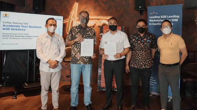 Incar Pelaku UKM Jawa Tengah, Investree Gandeng Kadin Kota Semarang
