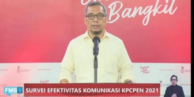 Survei: Komunikasi Publik KPCPEN Bawa Dampak Perubahan Prilaku Masyarakat di Masa Pandemi