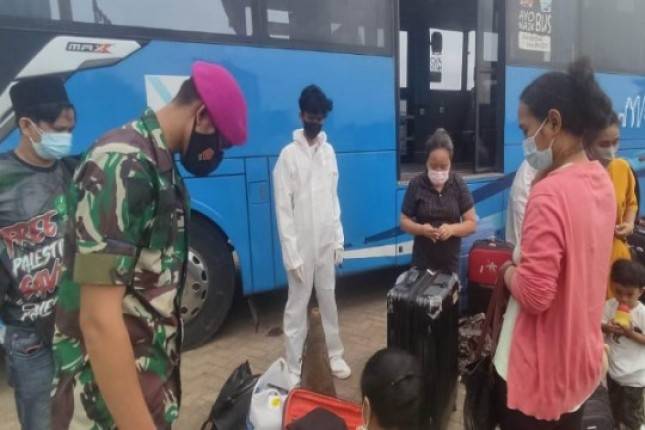 Prajurit Batalyon Tank Amfibi 1 Marinir Terlibat Pengamanan Wisma Atlet Jakarta