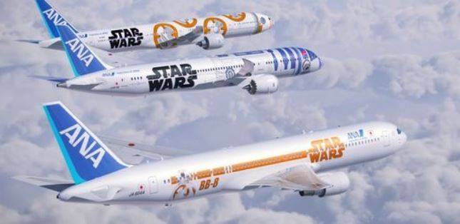 Star Wars Kini Hadir di Maskapai All Nippon Airways