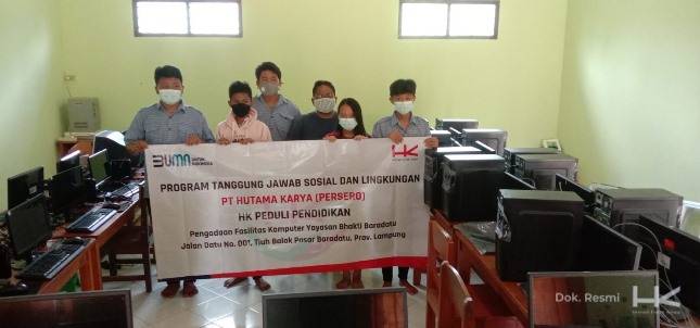 Hutama Karya Persero Peduli Donasikan Bantuan Sarana Ibadah dan Fasilitias Pendidikan di Sumatera dan DKI Jakarta