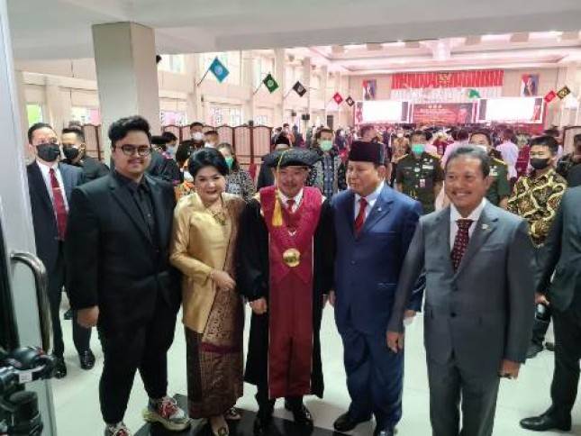 Pengukuhan LetjenTNI (Purn)Terawan Agus Putranto Profesor Kehormatan Universitas Pertahanan 