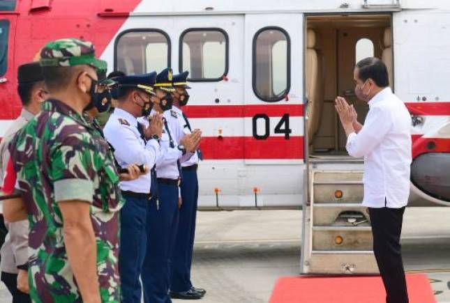Hari Kedua di NTB, Presiden Jokowi Resmikan Bendungan Bintang Bano