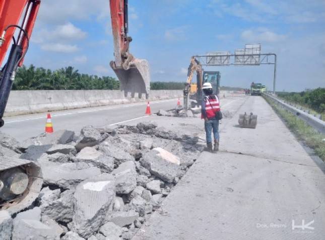 PT Hutama Karya (Persero) Pastikan Perbaikan di Ruas Tol yang Dikelola Penuhi SPM