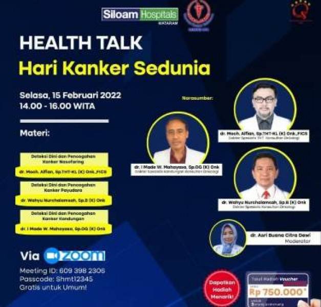Pemahaman Seputar Kanker untuk Masyarakat Mataram NTB