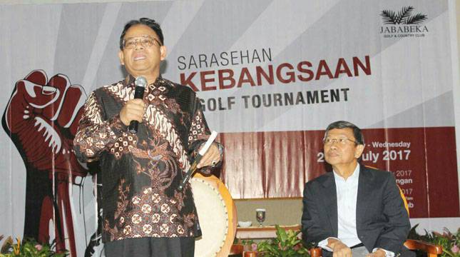 S.D Darmono Berbagi Pengalaman Dalam Membangun Kota Melalui Sarasehan Kebangsaan