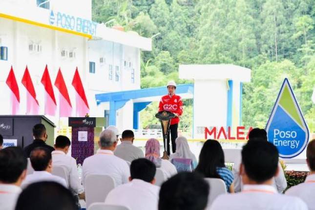 Presiden Joko Widodo Resmikan PLTA PT Poso Energy di Kabupaten Poso