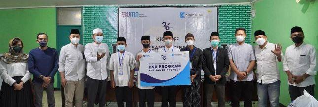 Krakatau Internationl Port Launching Program Santripreneur Terkait Rayakan HUT Ke-26