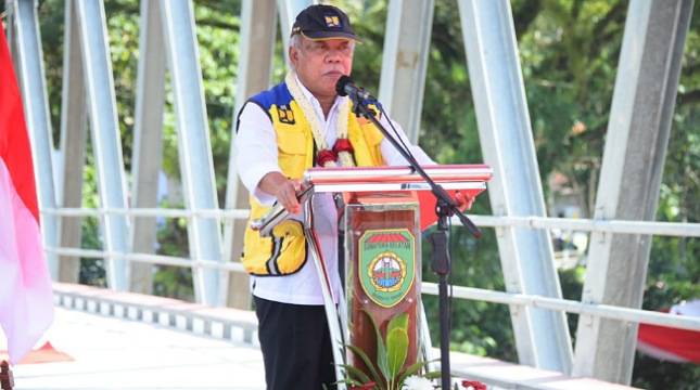 Menteri PUPR Basuki Tinjau Pembangunan Infrastruktur Dasar Pendukung Kawasan Inti Pusat Pemerintahan (KIPP) IKN Nusantara