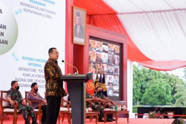 Ketua MPR RI Tekankan Pentingnya Pokok-Pokok Haluan Negara Terkait Rapat Pimpinan TNI - Polri,