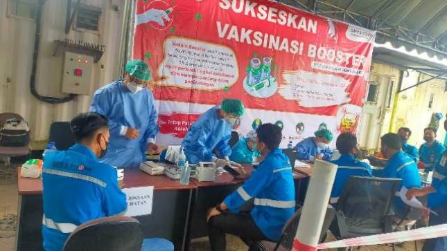 200 Karyawan Putra Perkasa Abadi Lakukan Vaksin Booster Bersama Siloam Hospitals Palangkaraya