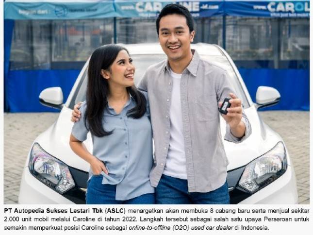 ASLC 'Pede' Bisa Jual 100 Ribu Unit Mobil Bekas Tahun Ini