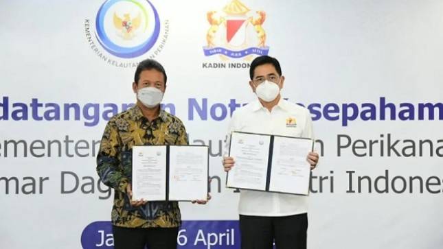 KKP - Kadin Teken MoU Pacu Investasi Berbasis Ekonomi Biru