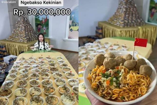 Viral Diborong Sisca Kohl, Bakso Sultan Ini Dibeli Seharga Rp30 Juta! 