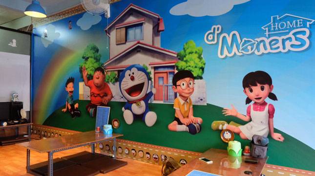 Bukan di Jepang, Kafe Doraemon Ini ada di Bandung, Lho!