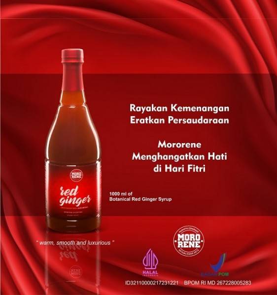 Mororene, Sensasi Mewah Dalam Sirup Jahe Merah