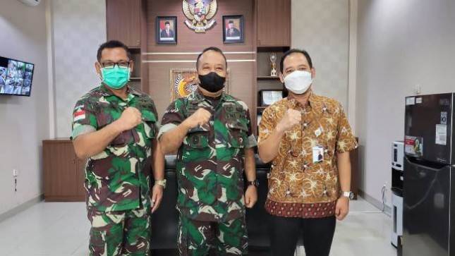Dirbinlitbang Puskesad Silaturahmi ke Kantor BPJS Merauke