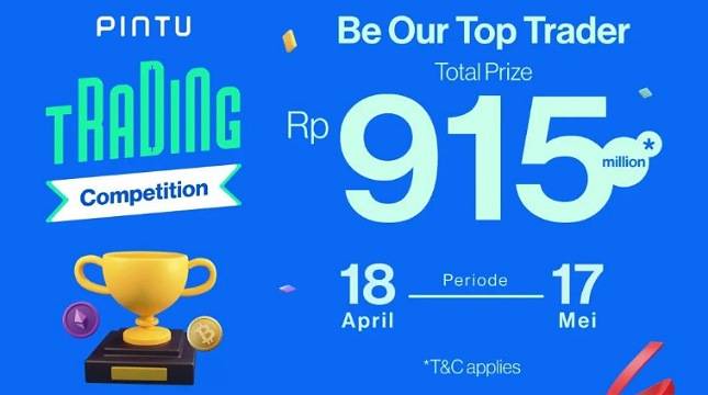 Aplikasi PINTU Gelar Trading Competition Berhadiah Hingga Rp915 Juta