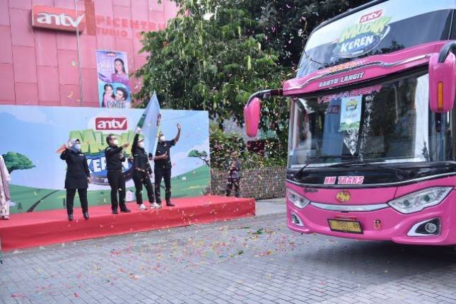 ANTV Berangkatkan Pemudik ke Kampung Halaman