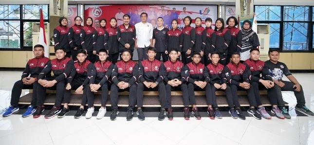 Pangkostrad Letjen TNI Maruli Simanjuntak Lepas Atlet Judo ke SEA Games Vietnam
