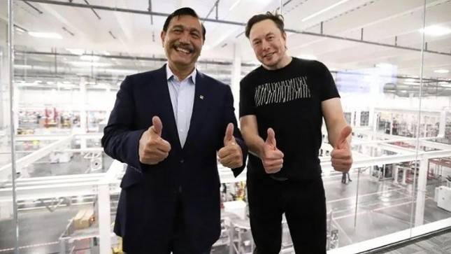 Anak Buah Elon Musk Sambangi Kantor Menko Luhut, Sinyal Investasi Tesla Makin Kencang?