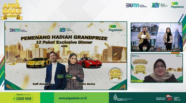Pegadaian Umumkan 12 Nasabah Beruntung yang Akan Makan Malam Bersama Raffi Ahmad dan Nagita Slavina