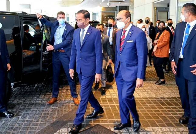 Dubes Rosan Dampingi Presiden Jokowi Hadiri Working Lunch dengan Wapres AS Kemala Harris 