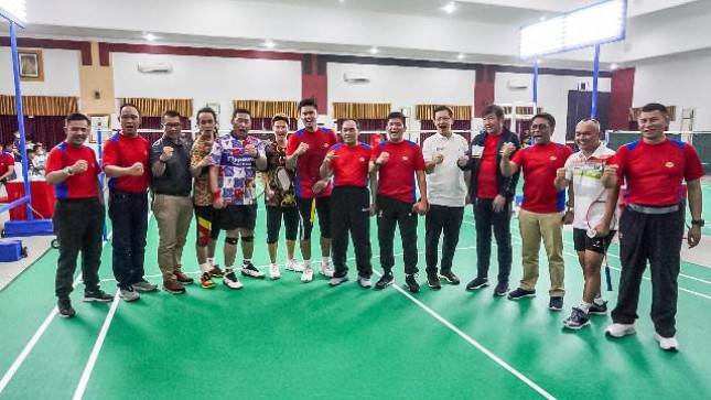 Danpussenarhanud Kodiklatad Resmikan Lapangan Bulutangkis R Harsoyo dan PB Vyati