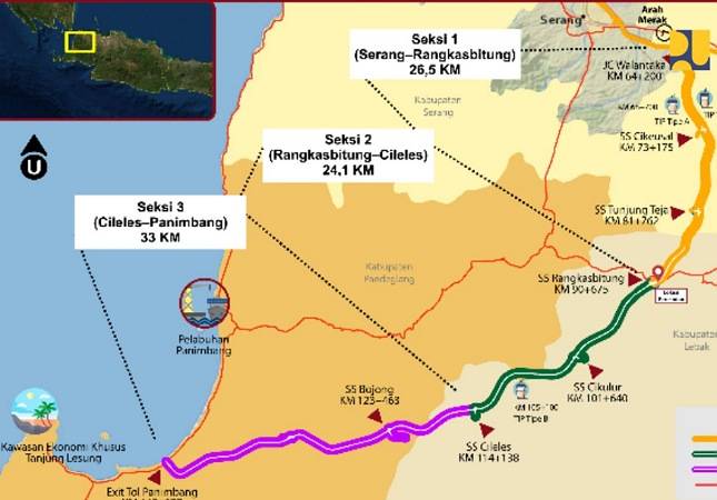 Beroperasi 2024, Jalan Tol Serang-Panimbang Permudah Akses Wisata ke Tanjung Lesung