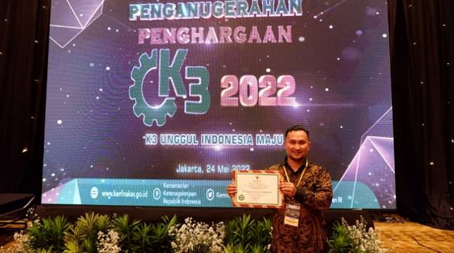 Capai 85 juta Jam Kerja Tanpa Kecelakaan, MHU Sabet Penghargaan dari Kementerian Ketenagakerjaan