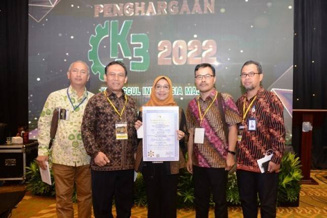 Sucofindo Raih 25 Penghargaan K3 2022 dari KEMENAKER RI